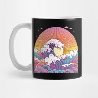 The Great Wave Off Kanagawa, Hokusai Japanese Art Style Ocean Mug